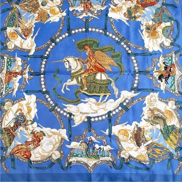HERMES JUMPING スカーフ LEDOUXデザイン Hermes Scarf